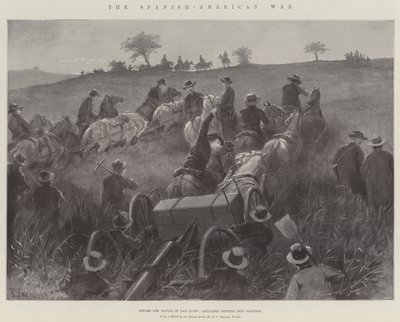 The Spanish-American War, Before the Battle of San Juan, Artillery Getting into Position by Paul Frenzeny